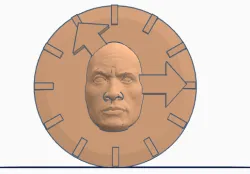 The Clock (Dwane The Rock + a Clock)