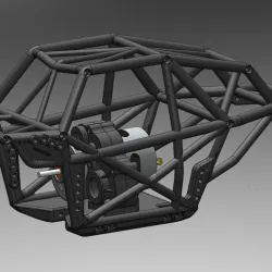 The Scrapra, a 3d printed RC rock Crawler