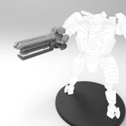 ThermoProjector - CEN'TAU BATTLESUIT - SPACE COMMUNIST