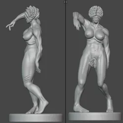 TLOU infected female