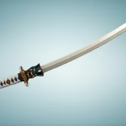 Updated Valorant onimaru kunitsuna oni katana WITH COVER 3D print stl file 87CM!