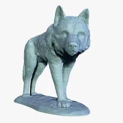 Wolf Statue