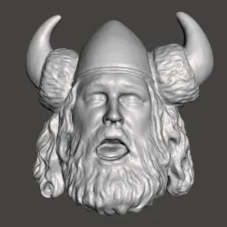 WWE WWF LJN Style Berzerker Custom Head Sculpt
