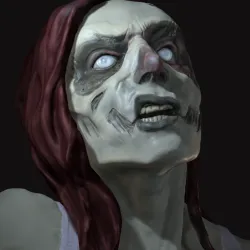 Zombie Girl Torso