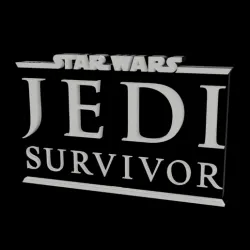 3D MULTICOLOR LOGO/SIGN - Jedi Survivor