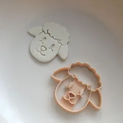 3D PRINTABLE SHEEP COOKIE CUTTER, .STL DESIGN - PERFECT FOR BAKING AND ADVENTURE - THEMED TREATS