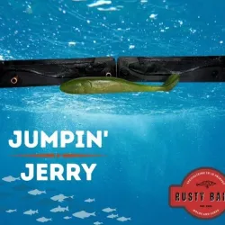 4 1/2 swimbait lure mold "JUMPIN JERRY"