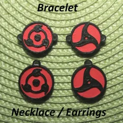 4 Naruto #1 Necklaces, Bracelets, Earrings, Jewelry