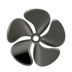 5-blade propeller