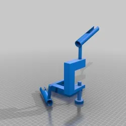 Airbrush holder with table clamp