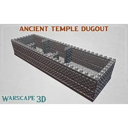 Ancient Temple Fantasy Football Dugout & Scoreboard