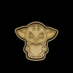 Baby Yoda Cookie Cutter / Grogu Cutter