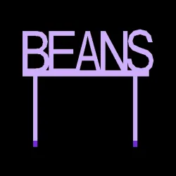 Beans Garden Sign