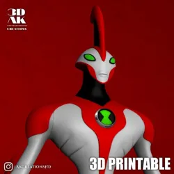 Ben 10 Waybig UAF 3d Print Ready Model