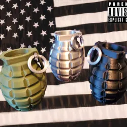 Bic Grenade lighter case - Multicolor -  nada Lighter case