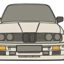 BMW E30 M3 Keychain