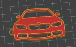 BMW E92 M3 Keychain