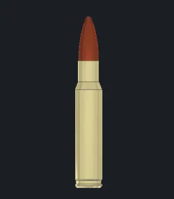 Bullet 7.62 dummy