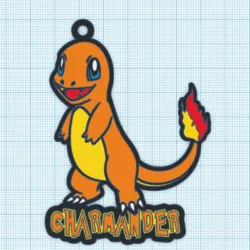Charmander keychain. Pokémon