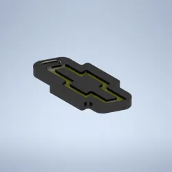 Chevrolet Chevy logo emblem keychain keyring