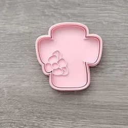 Cross with flower Cutter Cookies Cookies Cutters Cookies Cutters
