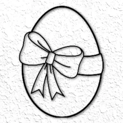Cute Easter Egg Wall Art Easter Wall decor 2d art