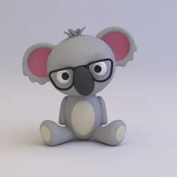Cute Koala Stl File for 3D printers Koala STL model