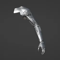 Cyberpunk 2077 Johnny Silverhand Arm 3D Print Replica 3D print model
