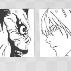 Death Note Aros design - Light Yagami / Ryuk