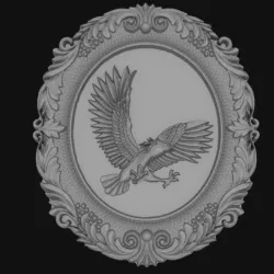 Decorative Eagle STL for 3D printing 3D print model