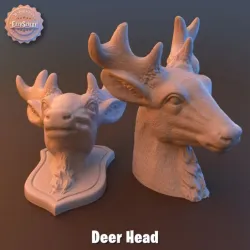 Deer Head Decoration (2 versions)