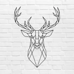 Deer wall decoration