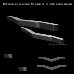 Demolition derby bumper  for model kit / rc / slot / custom diecast