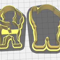Dog Butt cookie cutter