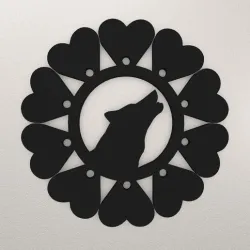 Dog Love Wall Decoration WARAJ44
