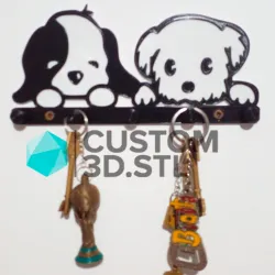 dogs keychain holder / porta llavero perritos / dog keychain holder