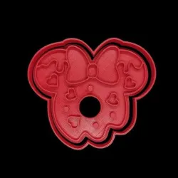 DONUT MINNIE MOUSE COOKIE CUTTER