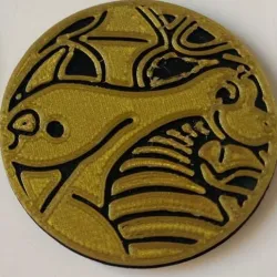 Drogonite Pokemon TCG coin - coin