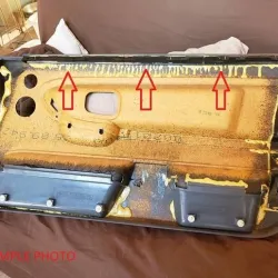 E36 coupe door panel upper mount repait kit