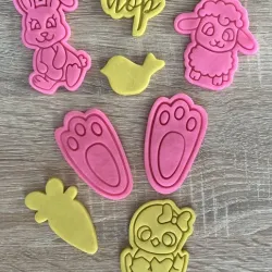 Easter cookie cutter set