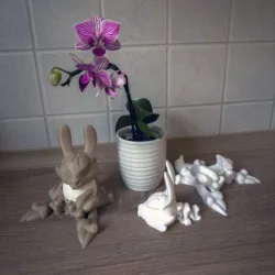 Egg Cup - Bone Bunny