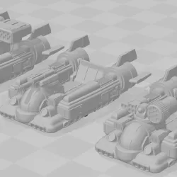 Eldingar Hover Sled for BattleTech