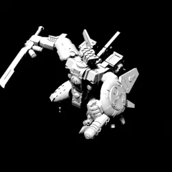 Elite Mech Leader Falling With Style