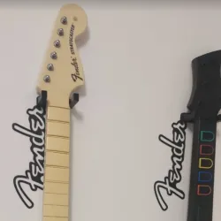 Fender Guitar Hero / Rockband wall hanger