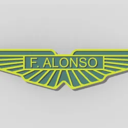 Fernando Alonso AMR23 Logo