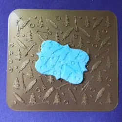 Forest Texture. Stamp