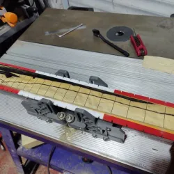 Fret board slotting templates 25.5” and 24.75”