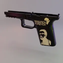 G19 Glock Frame Black Panther
