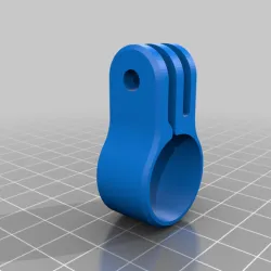 gopro paintball barrel mount for 21mm barrel (outer diameter)