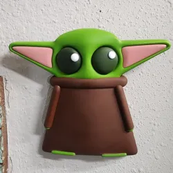Grogu Wall Art